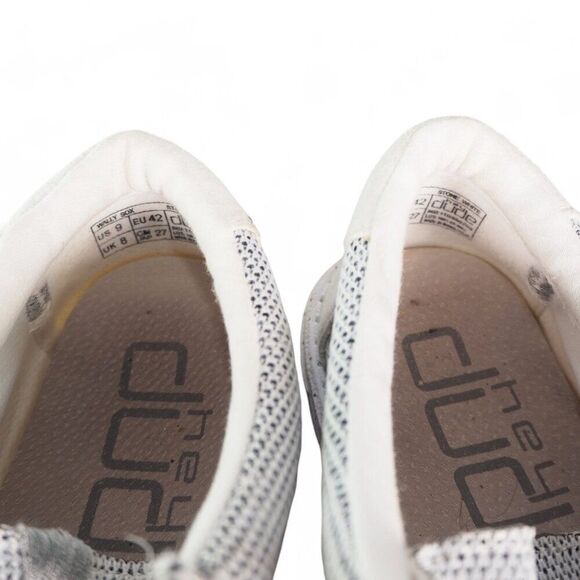 Hey Dude Wally Sox "Stone White" Casual Shoes 110350703 Men's 9 - Picture 11 of 11